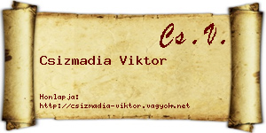 Csizmadia Viktor névjegykártya